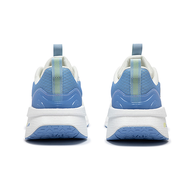 361° Popping Foam Slip Resistant Abrasion Resistant Low top Casual Running Shoes Men’s White Blue