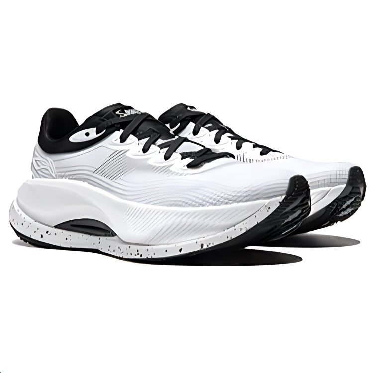 Li Ning Yueying 4 PRO Textile, Synthetic Leather Cushioning Slip Resistant Breathable Low top Running Shoes Women’s