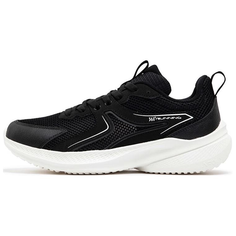 361° Slip Resistant, Breathable, And Resilient Low top Casual Running Shoes Men’s Black White