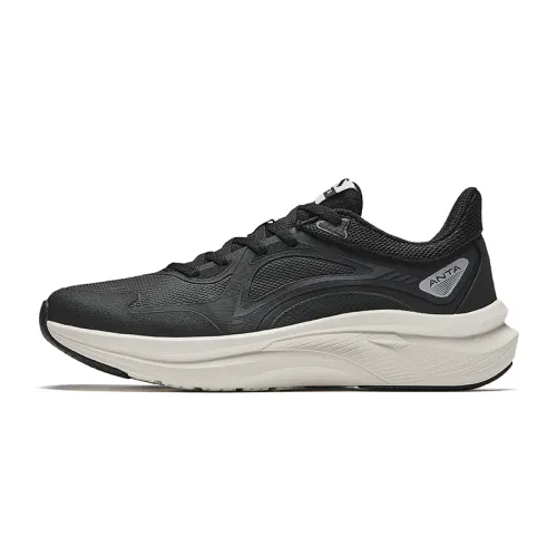 Anta Running Collection Slip Resistant, Abrasion Resistant, Breathable Low top Casual Running Shoes Women's Black