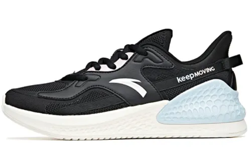 Anta C37° Comfortable Low top Running Shoes Women's Black White