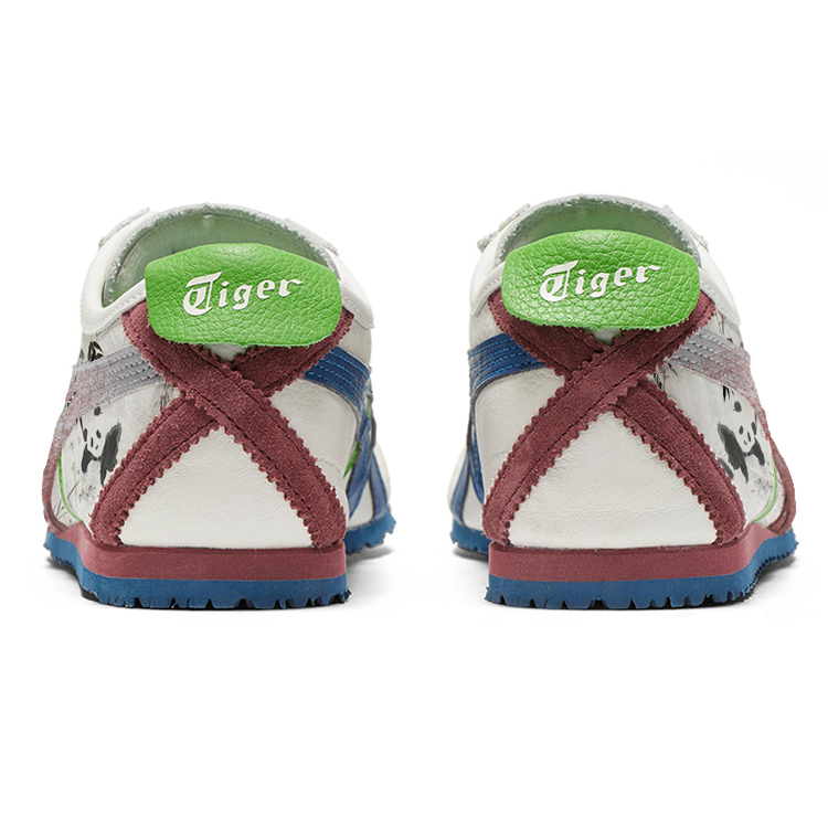 Onitsuka Tiger MEXICO 66 Slip Resistant And Breathable Low top Running Shoes Unisex Ecru