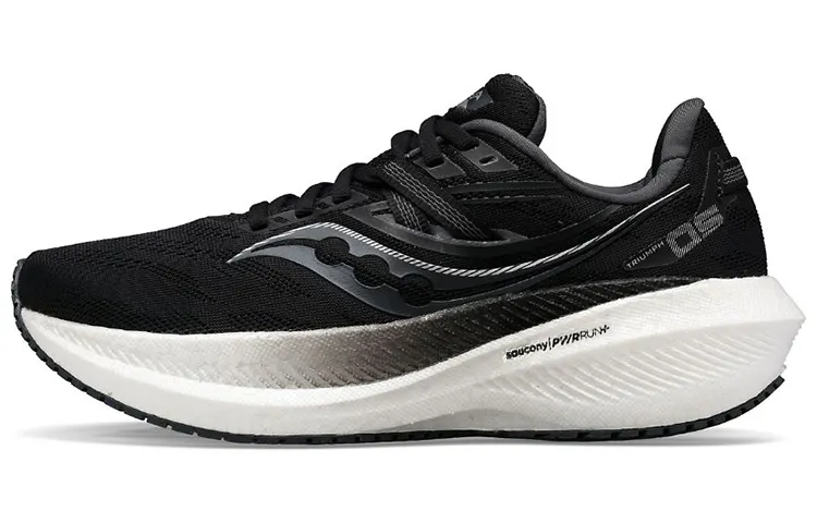 saucony Women's Triumph 20 Wide 'Black White'