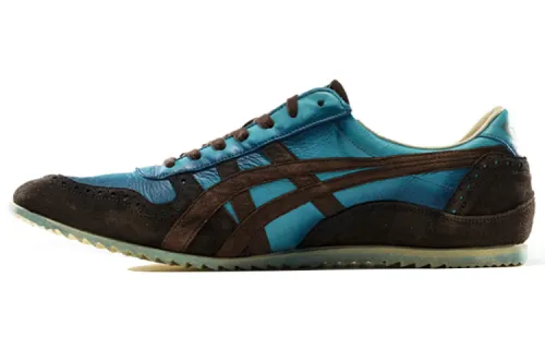 Onitsuka Tiger Ultimate Trainer Comfortable Slip Resistant Abrasion Resistant Low top Running Shoes Men's Blue Brown