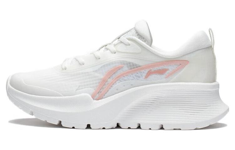 Li Ning EazGo Easy Soft Abrasion Resistant Breathable Low top Running Shoes Women’s White