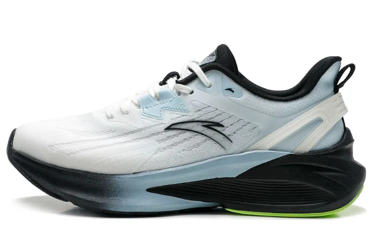 Anta Stinger 5 Abrasion Resistant Breathable Low top A Shock Casual Marathon Training Running Shoes Men's White Blue