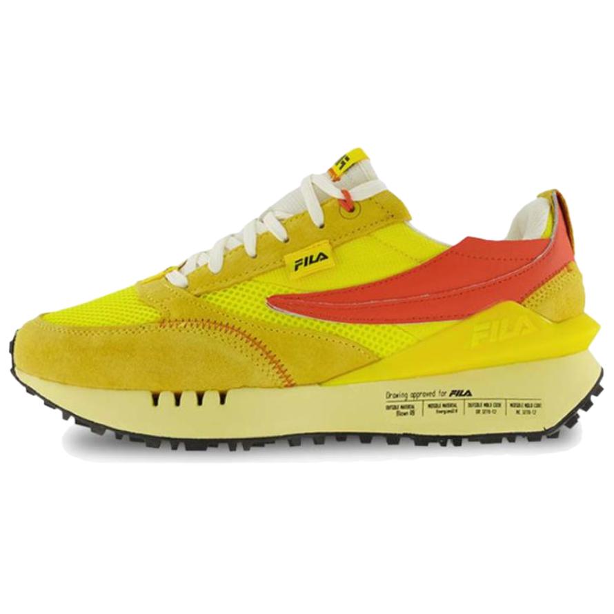 FILA Renno Cushioning, Wear Resistant Low top Running Shoes Men's Yellow