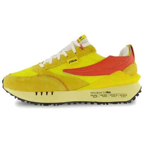 FILA Renno Cushioning, Wear Resistant Low top Running Shoes Men's Yellow