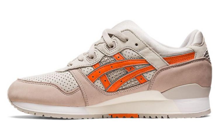 Мужские кроссовки KITH KITH x Asics Gel-Lyte 3 (бело-бежево-оранжевые)