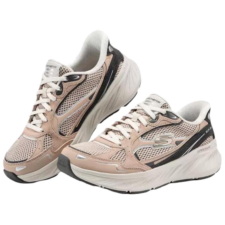 Skechers Edgeride Cushioning Breathable Lightweight Low top Casual Running Shoes Women’s Pink