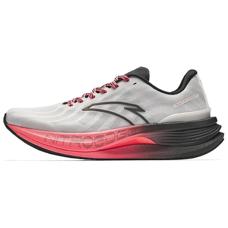 Anta Abrasion Resistant Low top Nitrogen Technology Training Running Shoes Men’s Gray Black Red