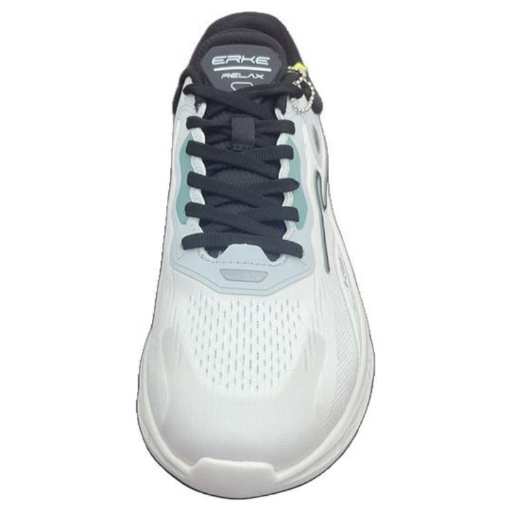 Erke Abrasion Resistant Breathable Low top Casual Running Shoes Men’s White Green