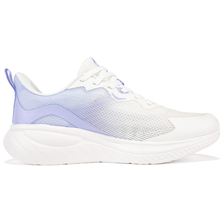 361° Slip Resistant Abrasion Resistant Low top Casual Running Shoes Women’s White Purple