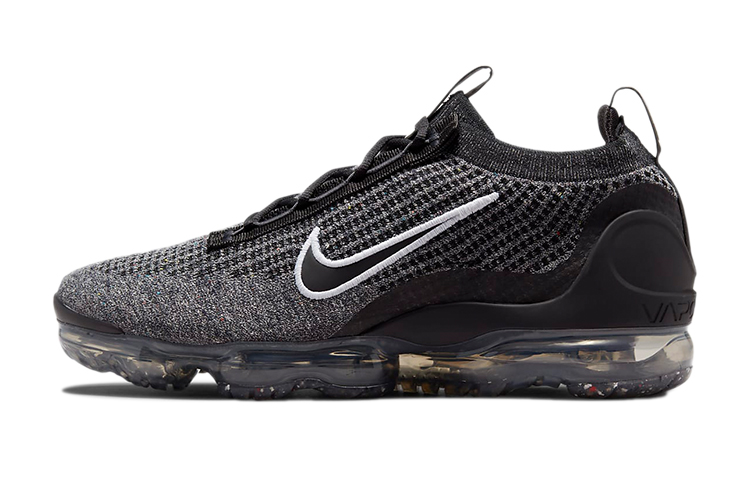 Nike VaporMax 2021 Recyclable Materials Casual and Comfortable Low-top Running Shoes Women's Gray