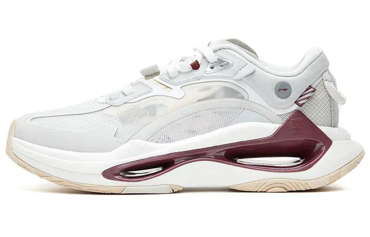 Li Ning Exceed Infinity Running Shoes Men's Low Top White/Gray/Red
