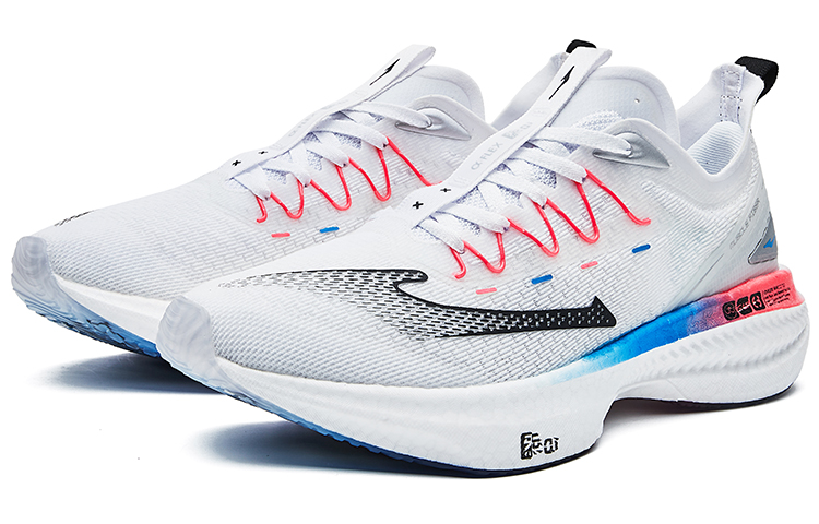 Erke Dust Free 1.0 Carbon Plate Technology Fabric Cushioning Slip Resistant Abrasion Resistant Low top Marathon