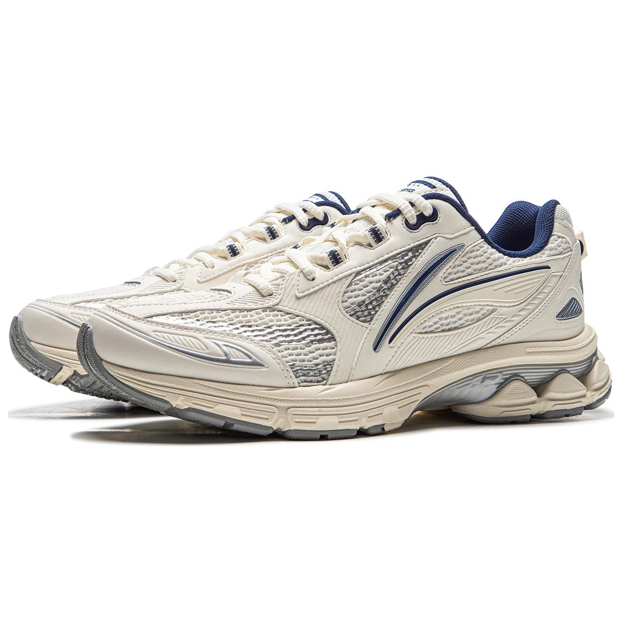 Li Ning Fuyao 2.0 Synthetic Leather, TPU Slip Resistant, Abrasion Resistant, Breathable Low top Running Shoes Men’s