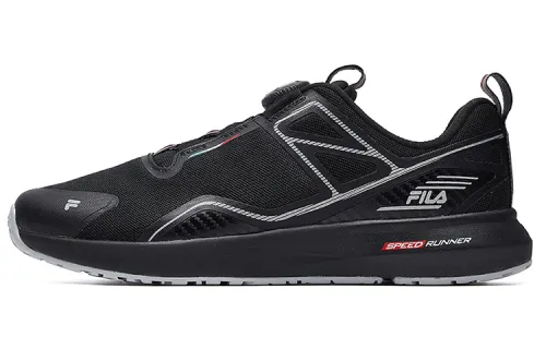 FILA Speed Runner Textile, TPU Cushioning Slip Resistant Abrasion Resistant Breathable Low top Running Shoes Men's