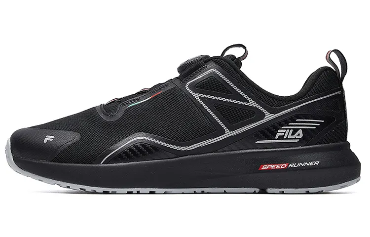 FILA Speed Runner Textile, TPU Cushioning Slip Resistant Abrasion Resistant Breathable Low top Running Shoes Men's