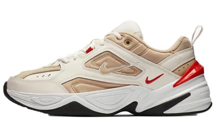Nike M2K Tekno Astronaut Trendy Sport Retro Low Top Dad Shoes Men and Women Same Model White Brown
