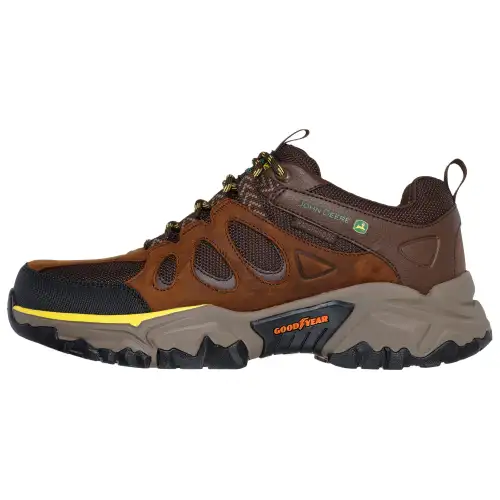 John Deere x Skechers Relaxed Fit Low top Outdoor Shoes Men's Brown