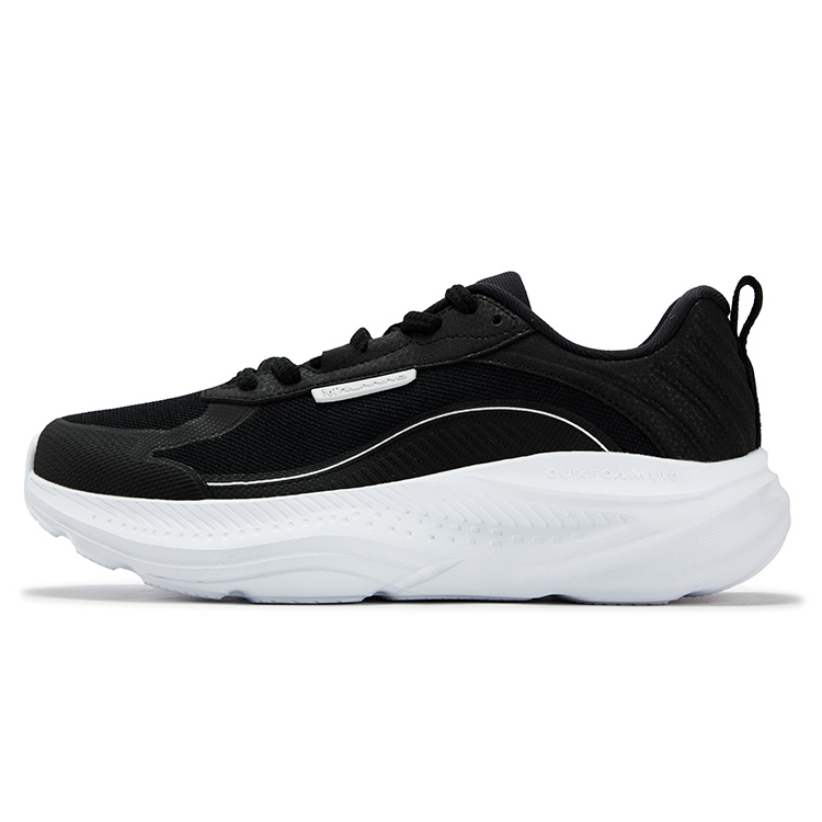 361° Star Leap Cushioning, Wear Resistant Low top Casual Running Shoes Men’s Black White