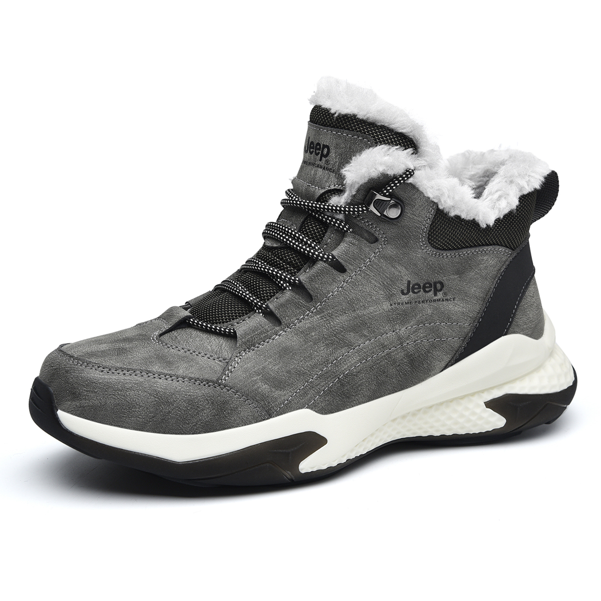 Jeep Outdoor Shoes Men's Mid Top Black