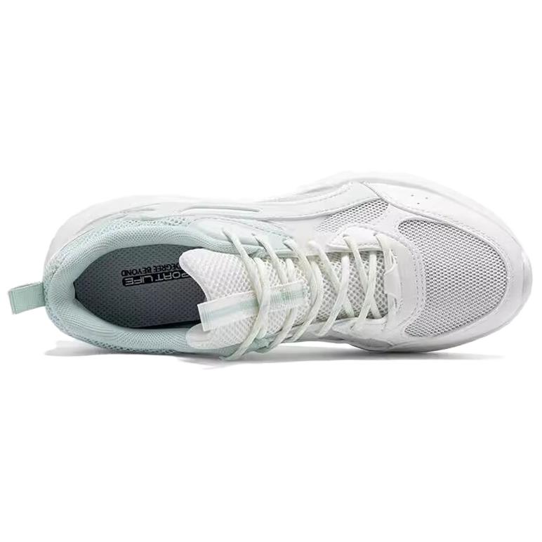 361° Life Collection Slip Resistant Abrasion Resistant Low top Casual Running Shoes Women’s White Green