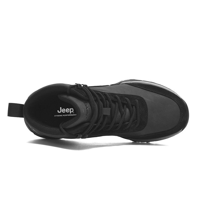 Jeep Fashion Mid top Outdoor Shoes Men’s Black