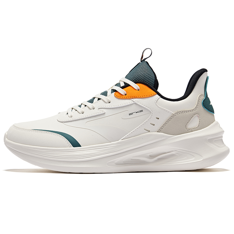 Erke Leap 2.0 Cushioning Waterproof Rebound Low top Running Shoes Men’s Microcrystal White Pine Green