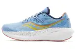 Saucony Triumph Victory 20 Slip Resistant Abrasion Resistant Low top Running Shoes Men's Light Blue