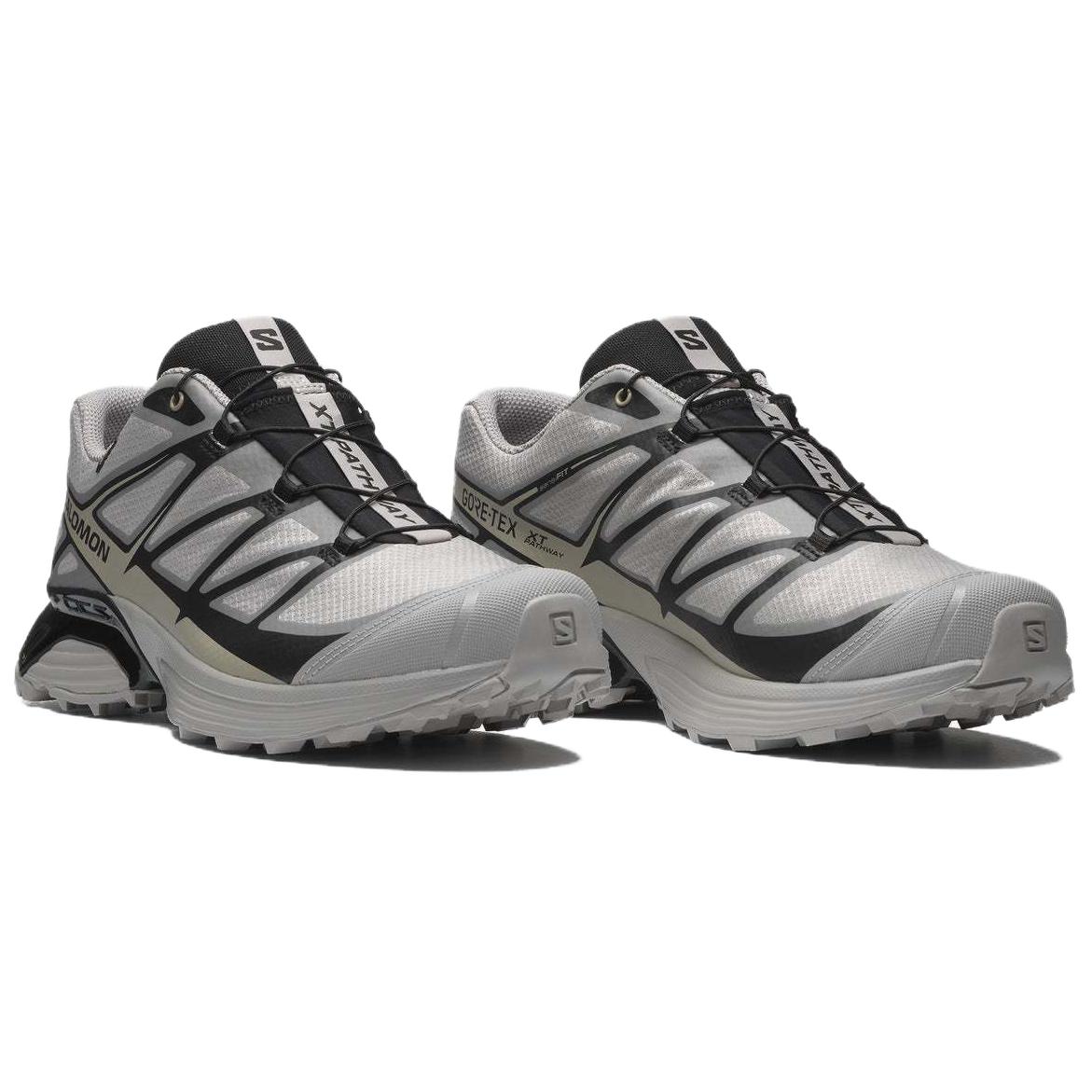 SALOMON XT Pathway Cushioning Slip Resistant Abrasion Resistant Waterproof Low top Running Shoes Unisex Flint Gray