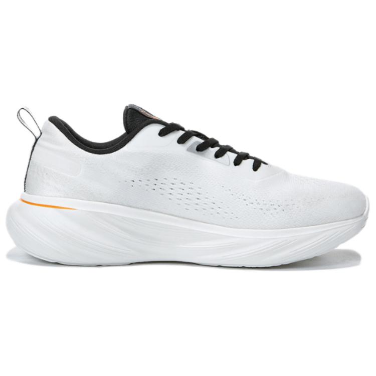 Erke Slip Resistant Cushioning Low top Running Shoes Men’s White Black Orange