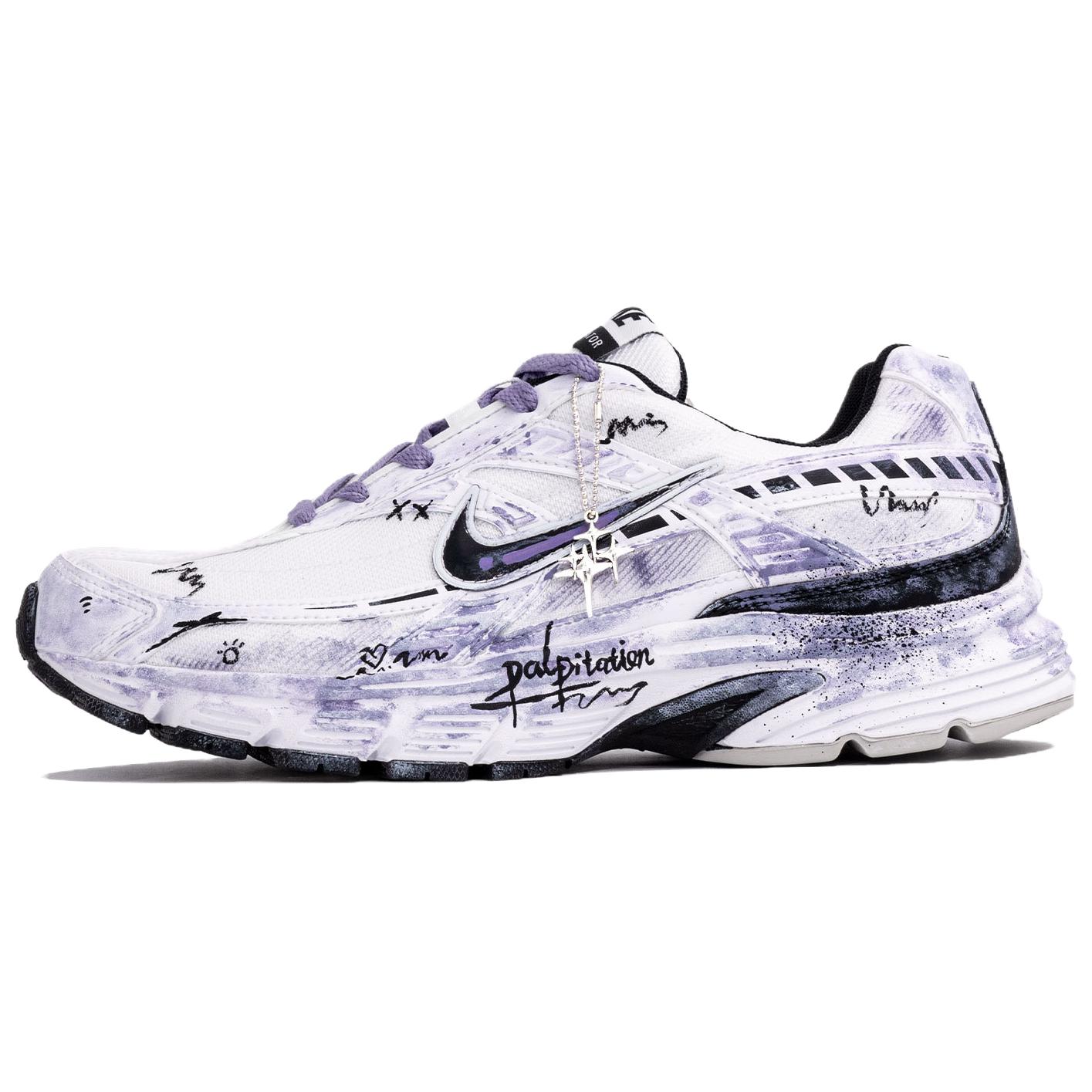 Nike Initiator Abrasion Resistant Low top Casual Running Shoes Men’s White