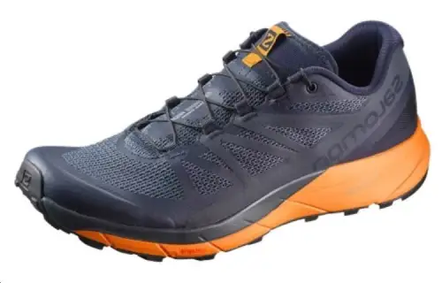 SALOMON Sense Ride Trail Running Shoes 'Navy Blazer Bright Marigold Ombre Blue'