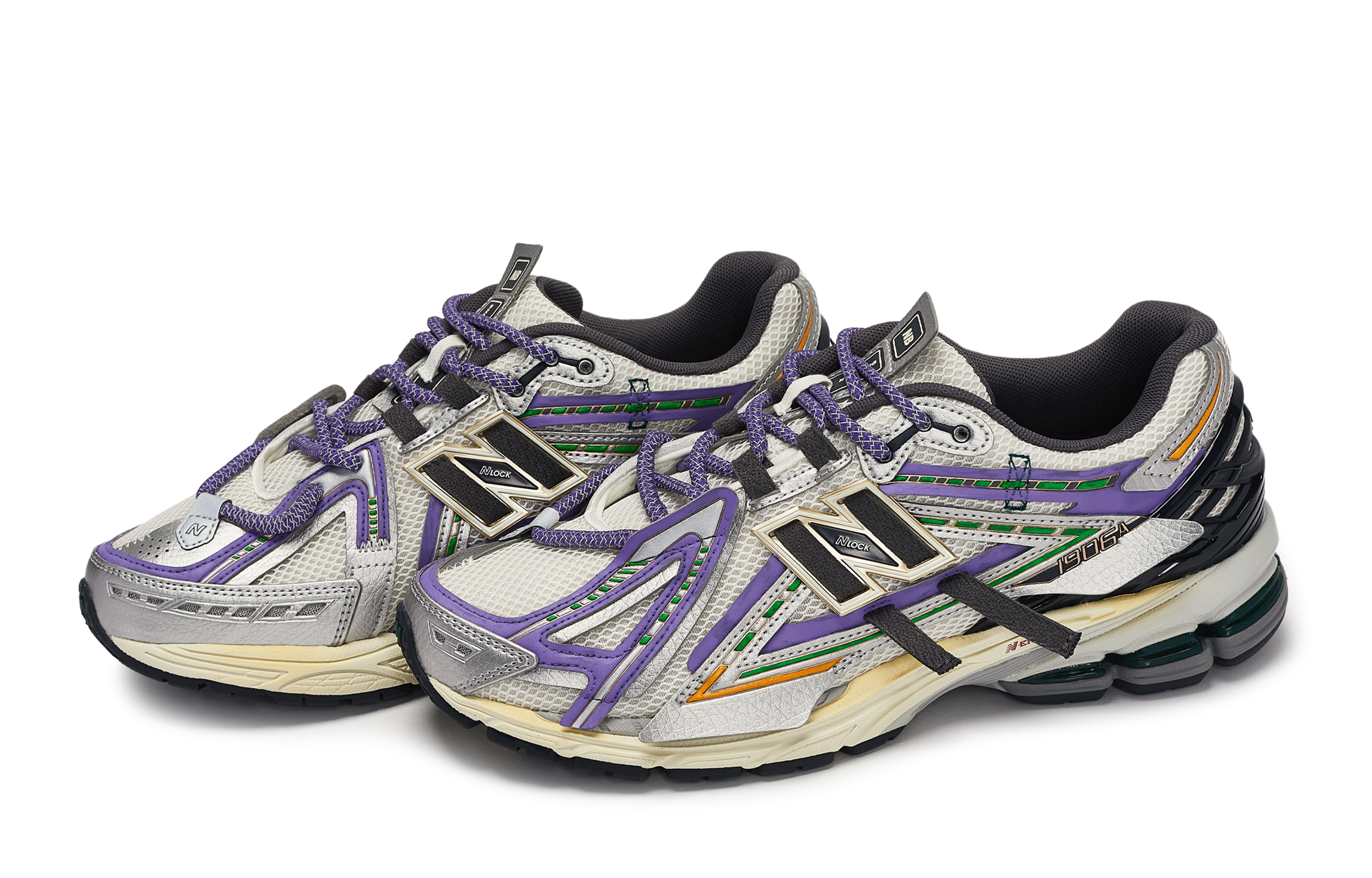 New Balance 1906 Abrasion Resistant Abrasion Resistant Low top Running Shoes Men’s Gray Silver Purple