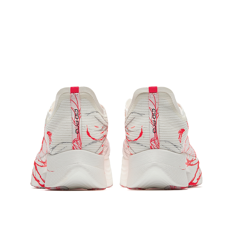Anta C10 Pro Mid top Nitrogen Technology Marathon Racing Running Shoes Men’s White Red Silver