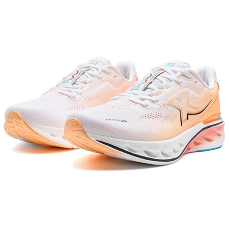 XTEP Cushioning Spin 12 Coverage Slip Resistant Low top Casual Running Shoes Men’s White Orange