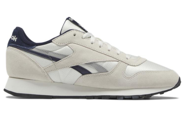 Кроссовки Reebok Classic Leather (серый / белый) — фото 2