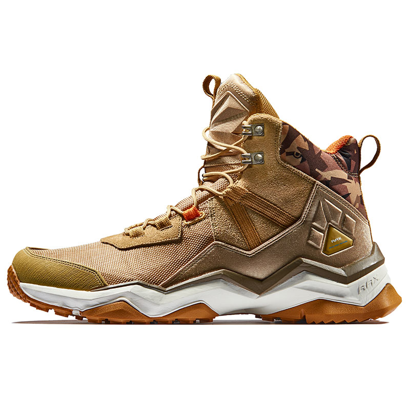 RAX Breathable, Slip Resistant, Lightweight High top Outdoor Shoes Men’s Light Khaki