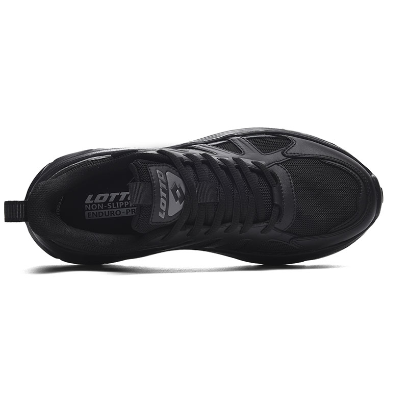 LOTTO Cushioning Slip Resistant Abrasion Resistant Low top Outdoor Shoes Men’s Black