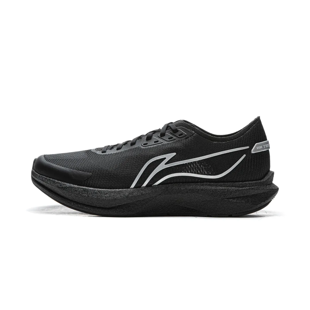 Li Ning ZhuiFeng Low top Marathon Training Physical Fitness Test Physical Exam Running Shoes Men's Black