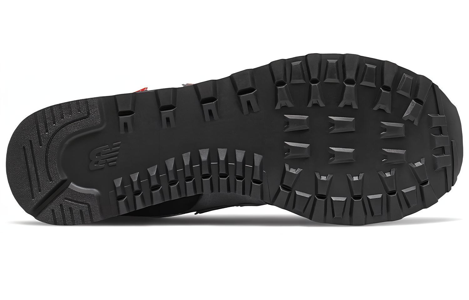 574 New Balance 'Black Velocity Red'