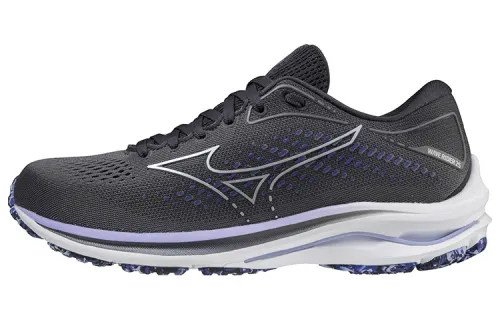 Wave Rider Wmns Mizuno 25 Wide 'Black Pearl Violet Glow' Women's