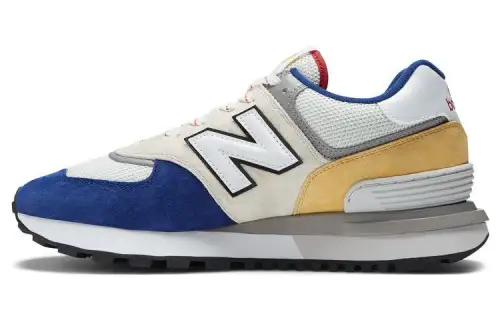 New Balance 574 Legacy 'White Blue Yellow'
