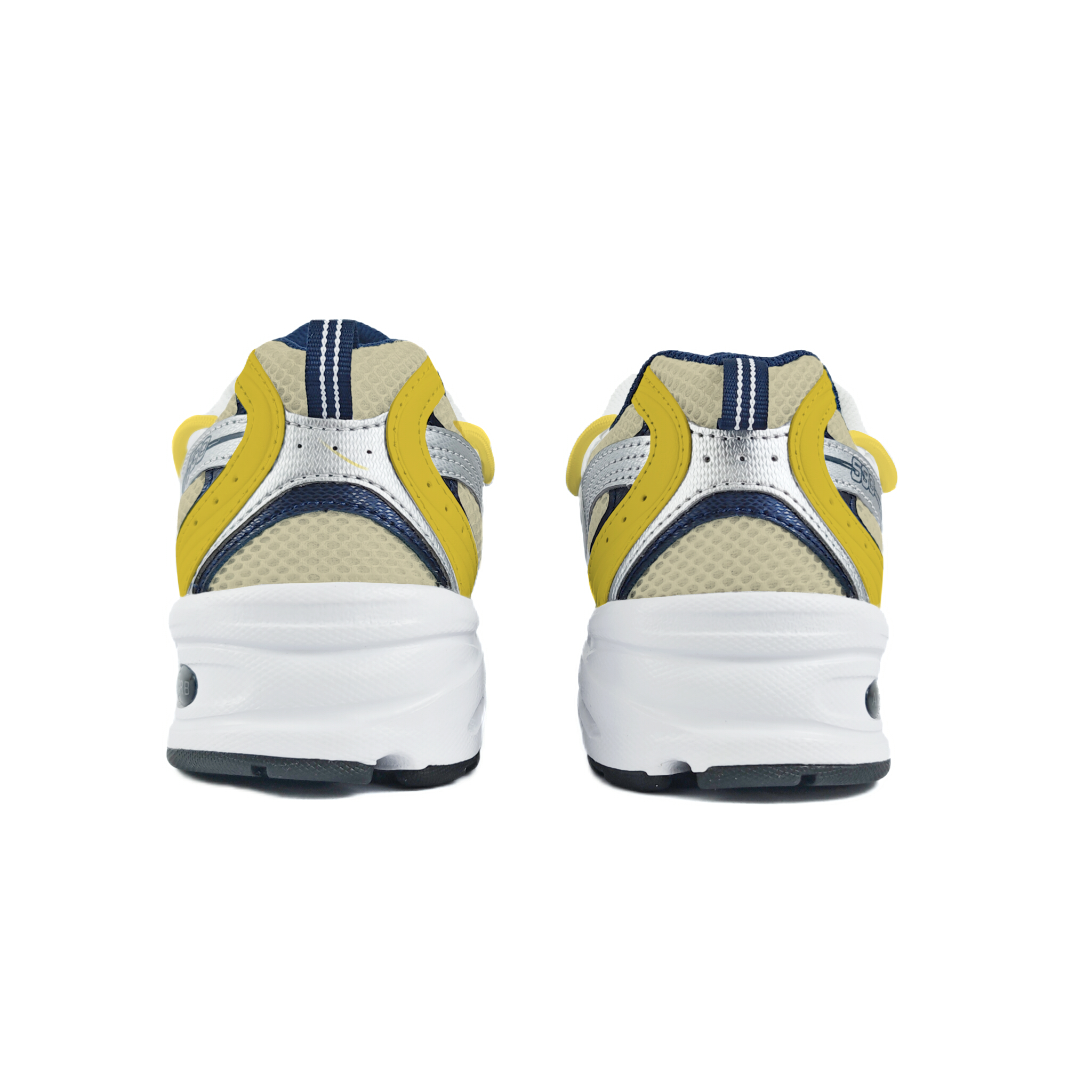 New Balance NB 530 Abrasion Resistant Slip Resistant Low top Running Shoes Unisex White Yellow