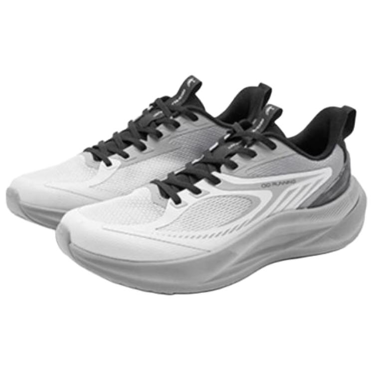 QIAODAN Abrasion Resistant Height Increasing Low top Casual Running Shoes Men’s Gray