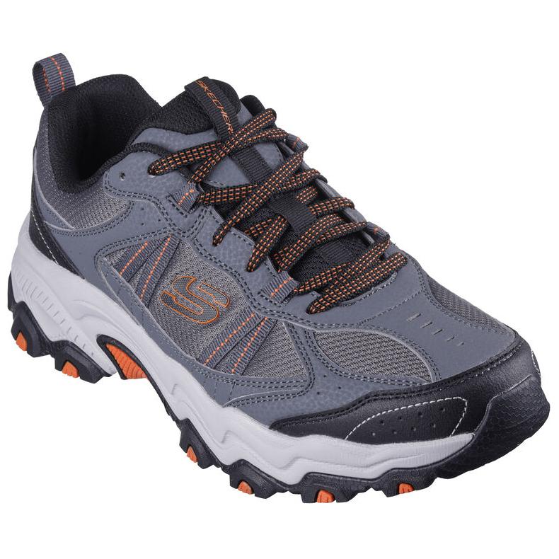 Skechers Stamina At Abrasion Resistant Breathable Support Low top Outdoor Shoes Men’s Gray Black