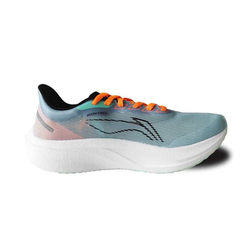 Li Ning Feidian 4 Challenger Cushioning Breathable Rebound Low top Casual Running Shoes Men’s Blue