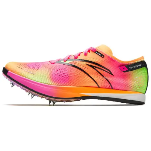 Anta Running Collection Cushioning Rebound Low top Carbon Plate Training Running Shoes Men's Orange Pink